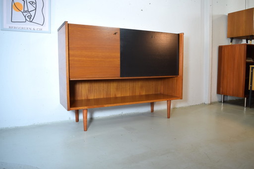 Credenza/Camicia/Credenza in teak di metà secolo, mobile vintage, armadio