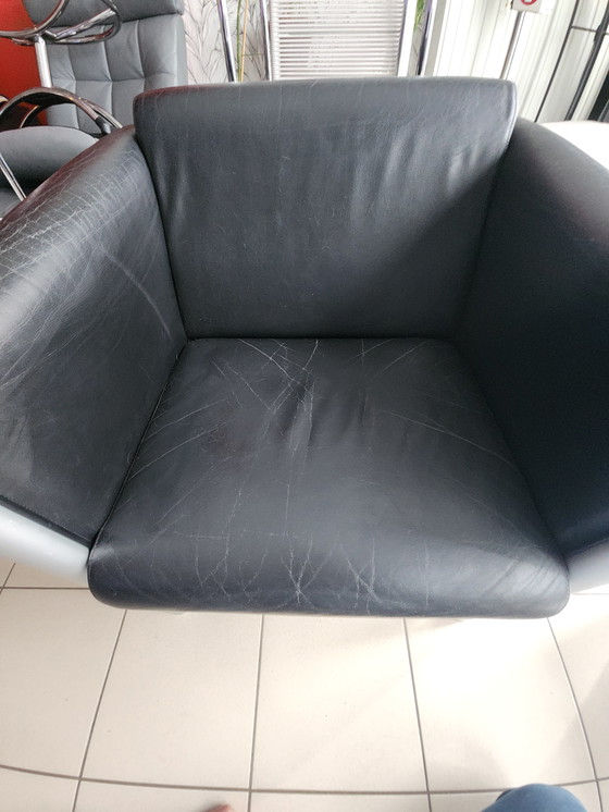 Image 1 of Wilkhahn 830 van Klaus Franck & Werner Sauer - 2-zitsbank + 2 fauteuils (voormalig Europees Parlement)