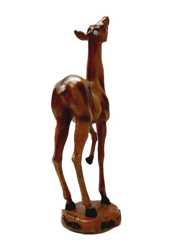 Image 1 of Große Tierdekorfigur, Harz-Reh