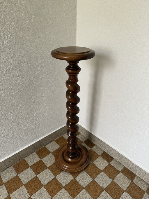 60's Twisted Wood Column