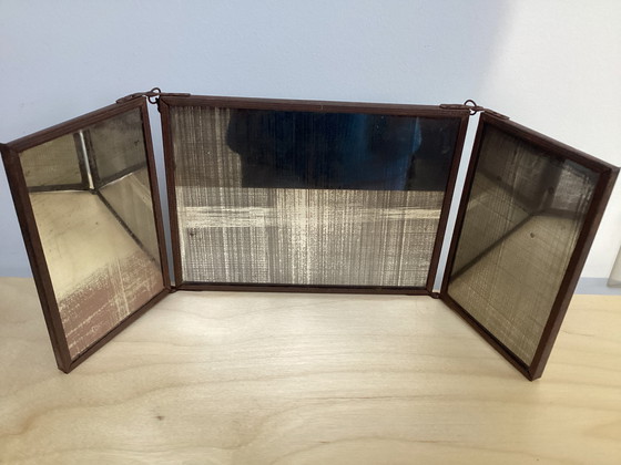 Image 1 of Drieluik kapspiegel 1900-1930