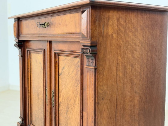 Très belle commode/armoire/meuble de salon de style Gründerzeit (fin du XIXe siècle), vers 1900. – Wood (photo 8 of 12)