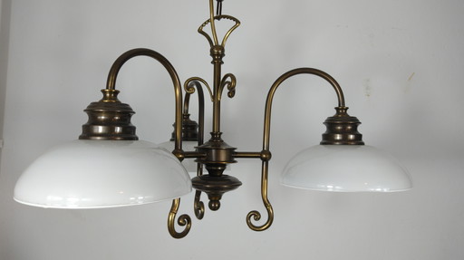 Vintage-Kronleuchter Farbe Messing