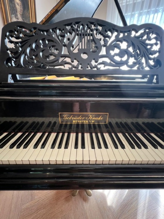 Piano de cola antiguo – Gebrüder Knake, Muebles, Metal, Madera (photo 8 of 14)