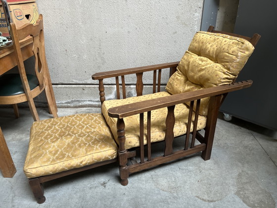 Reproduction du fauteuil réglable Morris – Wood (photo 3 of 4)
