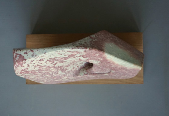 Image 1 of Abstract Stone Sculpture in the style of Barbara Hepworth. 1970s