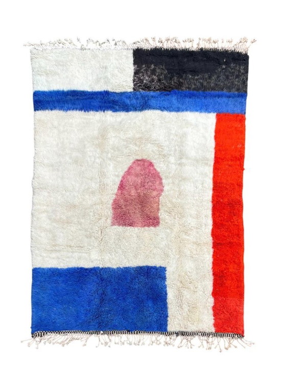 Image 1 of Modern Moroccan Berber Rug 4X3m