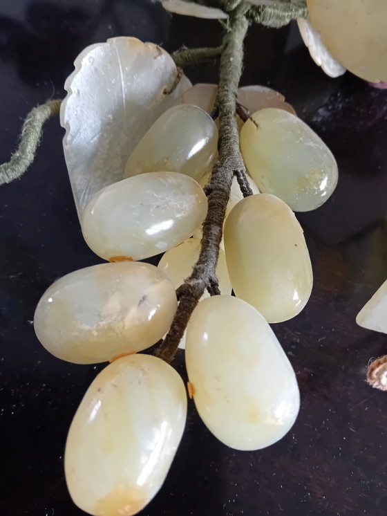 Image 1 of Brocante  druivenranken van glas