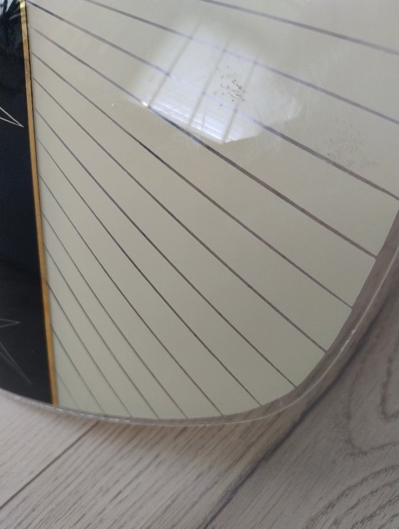 Image 1 of Plafonnier vintage en verre des années 50 et 60