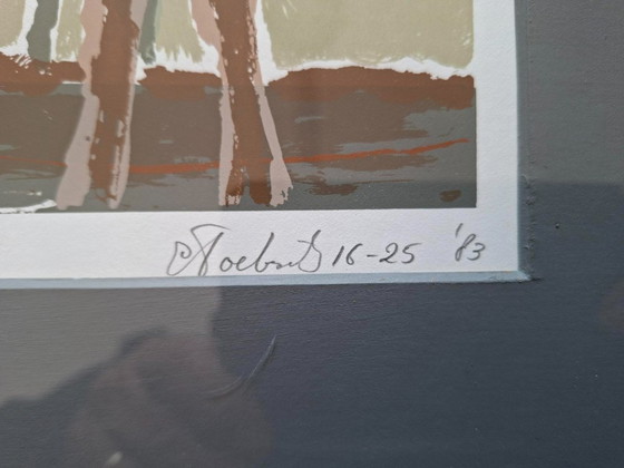Siebdruck Erik Toebosch 16/25 – Lithographien & Drucke, Glass, Paper (photo 3 of 5)
