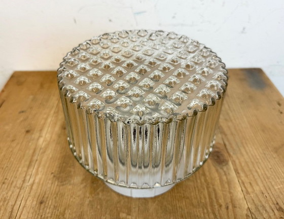 Image 1 of Lampada da soffitto o da parete vintage in porcellana bianca, anni '70