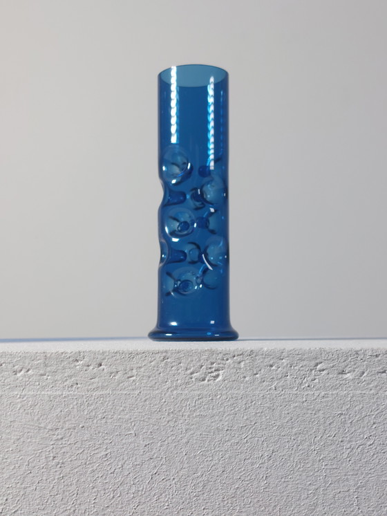 Image 1 of Trio vintage glazen vazen ​​uit het midden van de 20e eeuw, Lauscha Thüringen