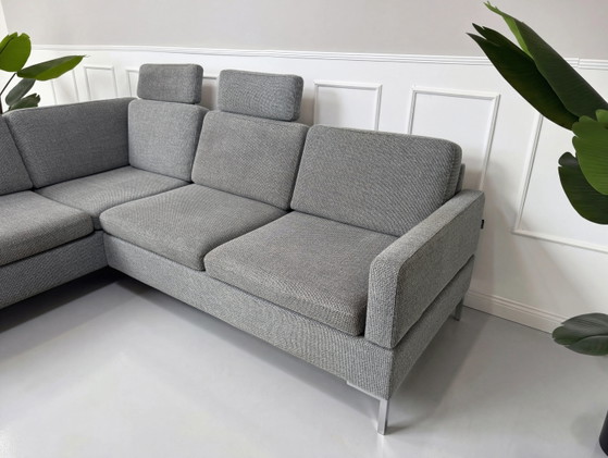 Image 1 of Brühl Alba Designer Sofa Couch Grau Stoff