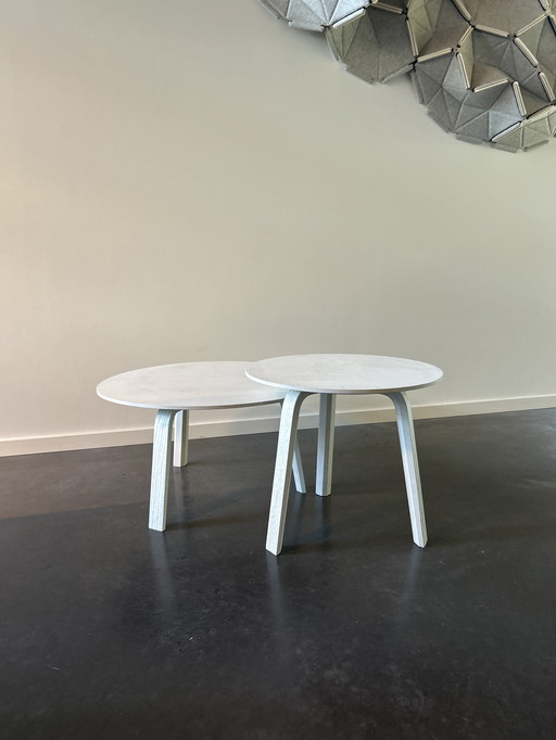 2 White Side Tables From HAY