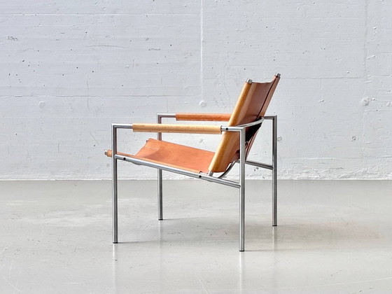 SZ02 fauteuil van Martin Visser voor 't Spectrum, Nederland, jaren 60 – Leather (photo 9 of 15)