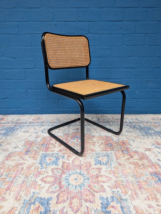 4x Vintage black Cesca chairs – Dining chairs, Metal, Rattan (photo 10 of 21)