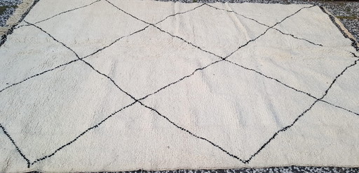 Handgeknoopt Berber kleed wol 290x196cm