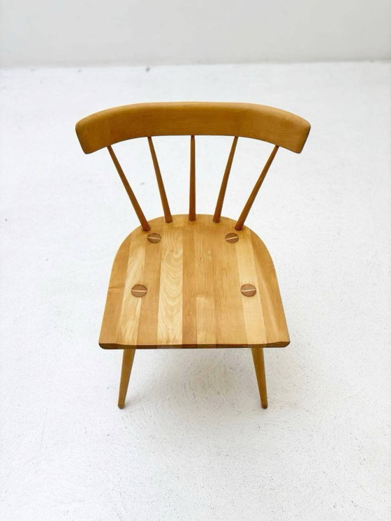 Image 1 of Set di 4 sedie a fuso disegnate da Paul McCobb per Planner Group, anni '20.