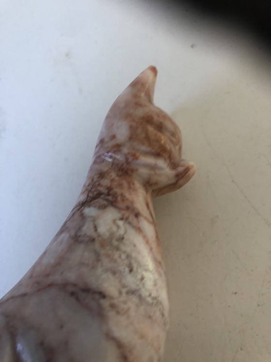 Image 1 of Vintage pink marble-veined kitten