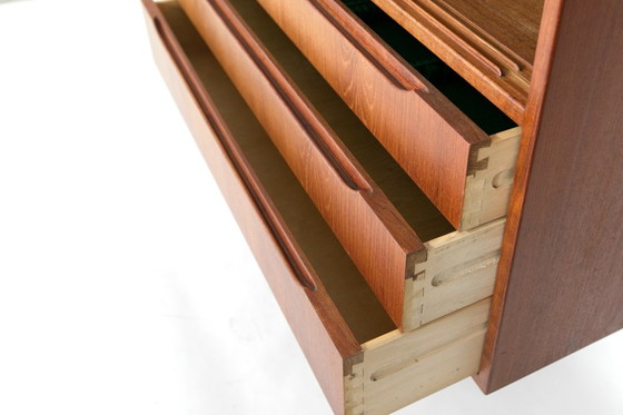 Image 1 of Highboard en teck de Kurt Ostervig pour Randers Møbelfabrik, Danemark, années 1960