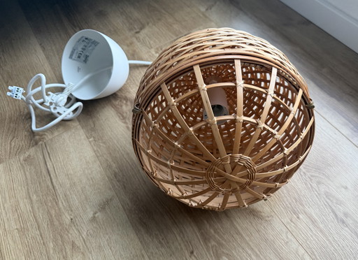 IKEA INDUSTRIELL Globe Pendant Lamp - Piet Hein Eek - Bamboo