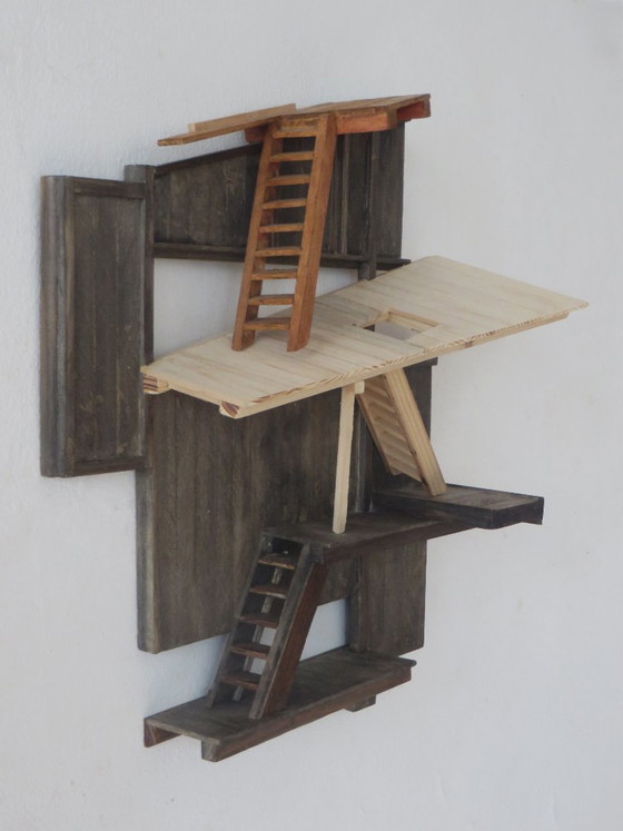 Eric Van Solm - ´De Verdieping´ – Beeldhouwkunst, Wood (photo 2 of 8)