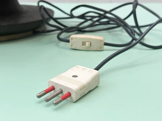 Image 1 of Table lamp with wavy glass shade, Murano glass, Italy, 1920s