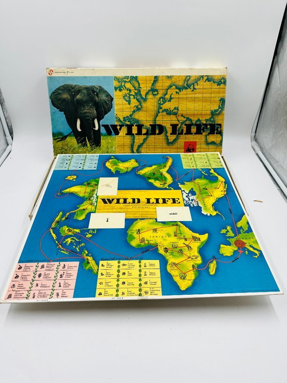 Image 1 of Wild Life vintage game Carlit Zurich WWF collector's edition 1960s