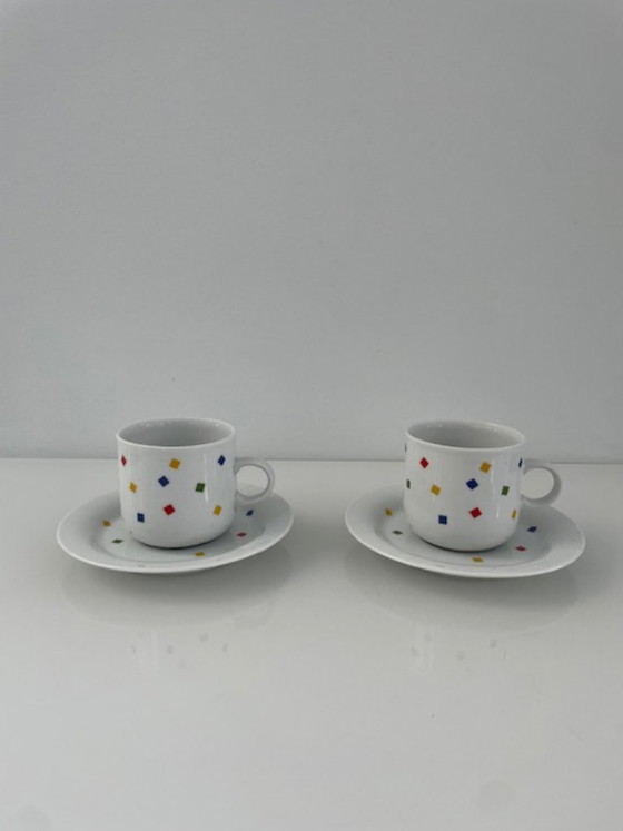 Vintage Eversberg Cups with Saucers – West Germany – Crockery, Porcelain (photo 5 of 16)