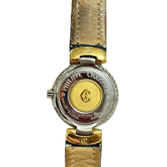 Image 1 of Orologio da polso unisex Philippe Charriol "Celtic Calendar" - Madreperla blu / Montre Charriol Phase lunaire Vintage