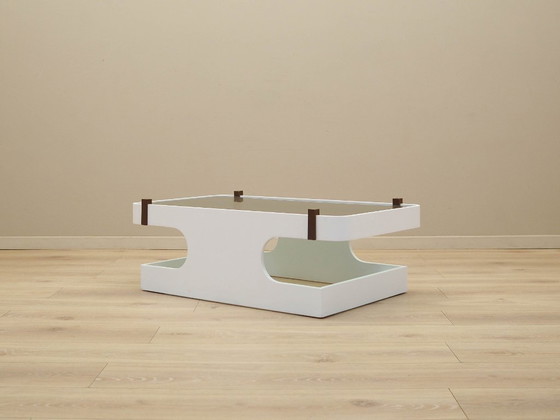 Image 1 of Glazen salontafel, Italiaans design, jaren 70, vervaardigd in Italië.