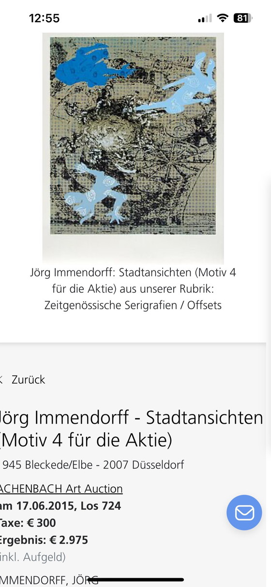 Image 1 of Jörg Immendorff - Stadtansichten