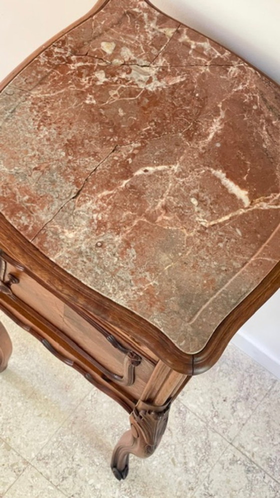 Nachtkastje Louis XV stijl marmer – Marble (photo 29 of 39)