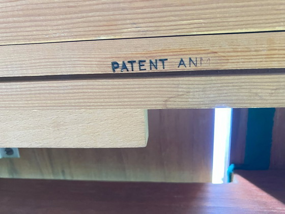 Image 1 of Mesa de comedor danesa extensible de teca de Aage Schmidt-Kristensen para Fritz Hansen