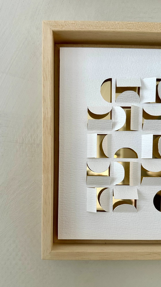 Image 1 of Blow - Wielaert | Layered Paper Art Mirror