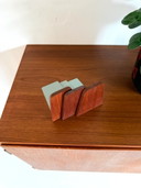 3x vintage teak bookends, Kai Kristiansen ‘60