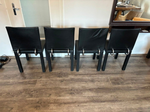 4 x Original B&B Italia Arcadia - € 1250 VB (set price) – eetkamerstoelen, Leather