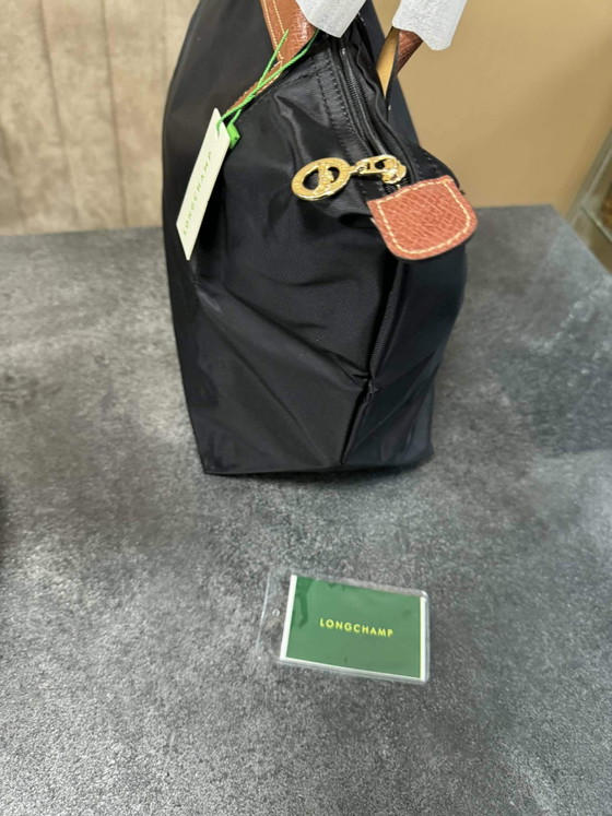 Image 1 of Longchamp Le Pliage Große (L) schwarze Tragetasche – Neu mit Etikett