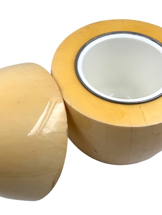 Image 1 of Tommaso Barbi, rara caja grande de pergamino en forma de huevo, TB Italia, ca. 1970