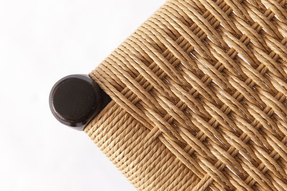 Image 1 of Set of 3 Niels Møller Chairs — 1 Armchair & 2 Side Chairs, Model 56 + 75, Black Danish Design, 1950s Mid-Century Modern