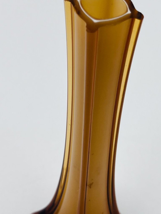 Image 1 of Jarrón de cristal de Murano en bronce ámbar, década de 1970