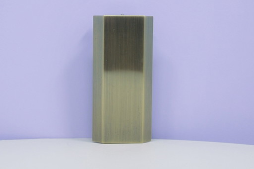 Lámpara de pared enorme de oro cepillado