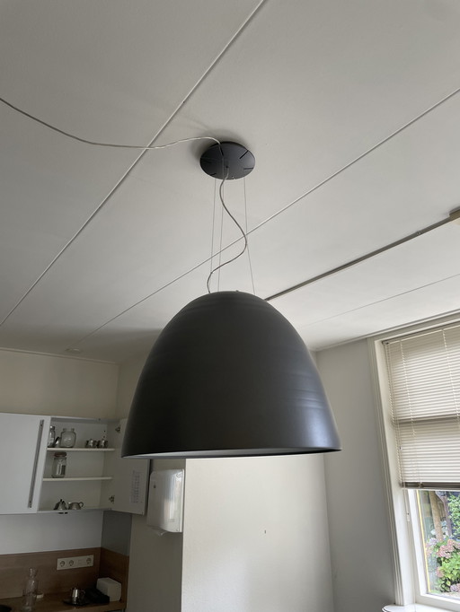 2 Artemide Nur Pendant Lamps Anthracite, As A Set But Also To Buy Separately. Price Is Per Lamp