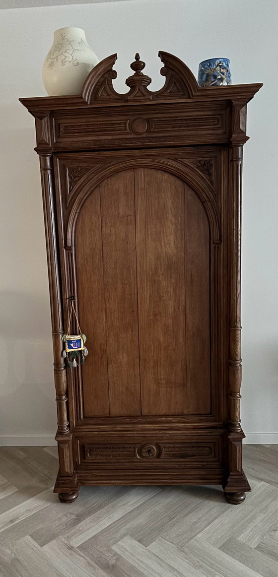 Armoire Art Nouveau/Jugendstil antique – antiek, Armoires de rangement, Bois (photo 3 of 8)