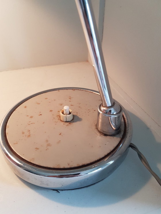 Image 1 of Lampe de bureau Stilux italienne vintage patinée des années 50