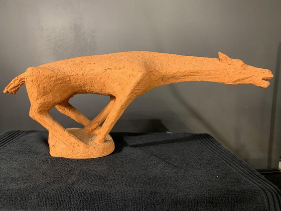 Sculpture animale cheval en terre cuite de Mario Peruggini, années 1960 – Ceramic, Mid Century Modern (photo 6 of 14)