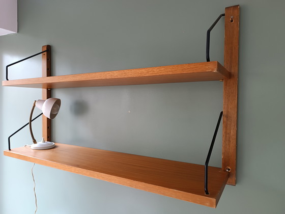 Image 1 of Mobiletto da parete Paul Cadovius in legno di teak, vintage anni Sessanta