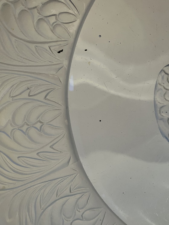 Image 1 of Grote Art Deco schaal van Jules Henri Vernon voor Pukeberg Zweden, rond 1930