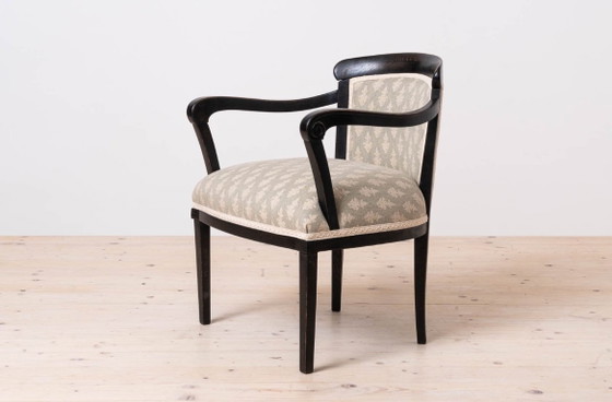 Image 1 of Set van 2 Biedermeier fauteuils in rustieke, landelijke stijl, Oostenrijk, circa 1850