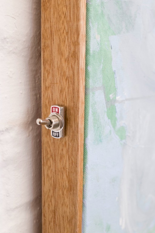 Magnetisch geactiveerd - Origineel hedendaags abstract kunstwerk